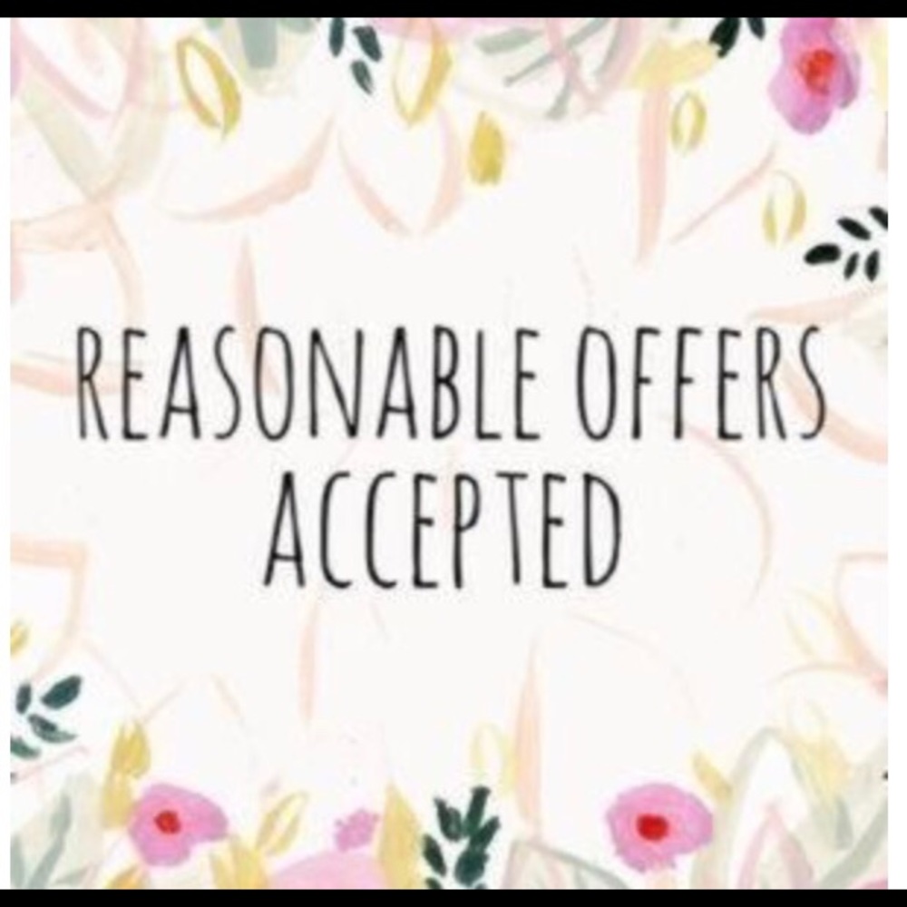 Reasonable offers accepted!